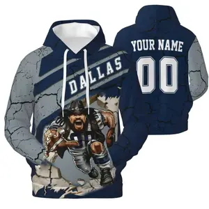 Custom DALLAS Football team hoodie,Personalized Name Number Football team sweatshirt Uniform For Football Team Football Fans Lovers