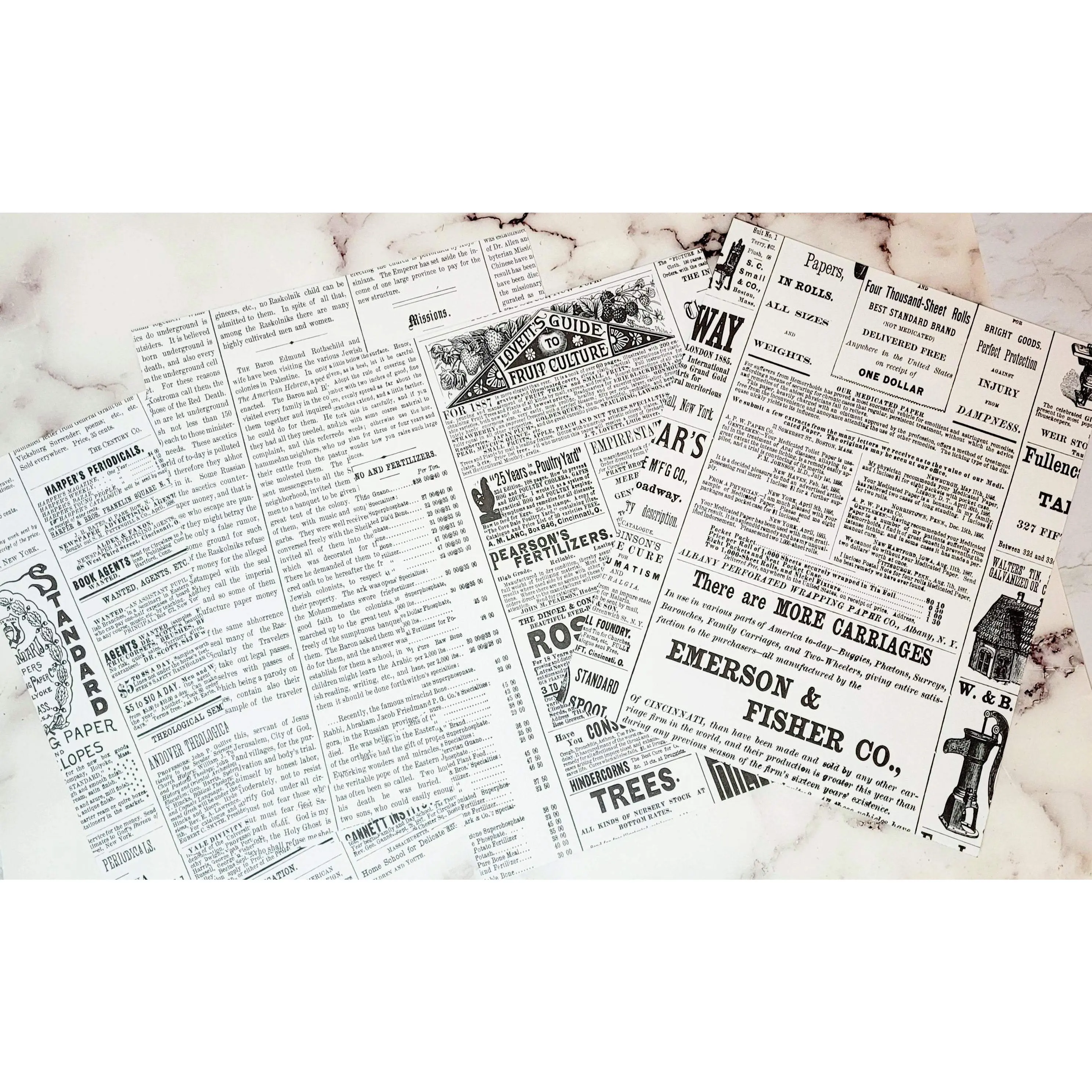 Vintage Newspaper Collection