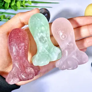 crystal carving - octopus