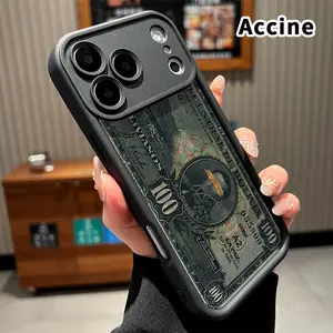 Phone Case for iPhone 17 Pro Max 16 15 14 Plus 13 12 Mini 11 XR X XS Air E Bolivian Banknote Elegance Pattern Pocket-Friendly Shockproof Silicone Protective Soft Smartphone Casing