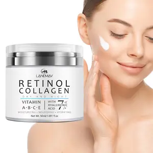 Night Moisturizing Cream with Retinol & Collagen, Deep Hydration, Brightening Radiant Skin, Suitable for All Skins, Daily Care, Lightweight Formula