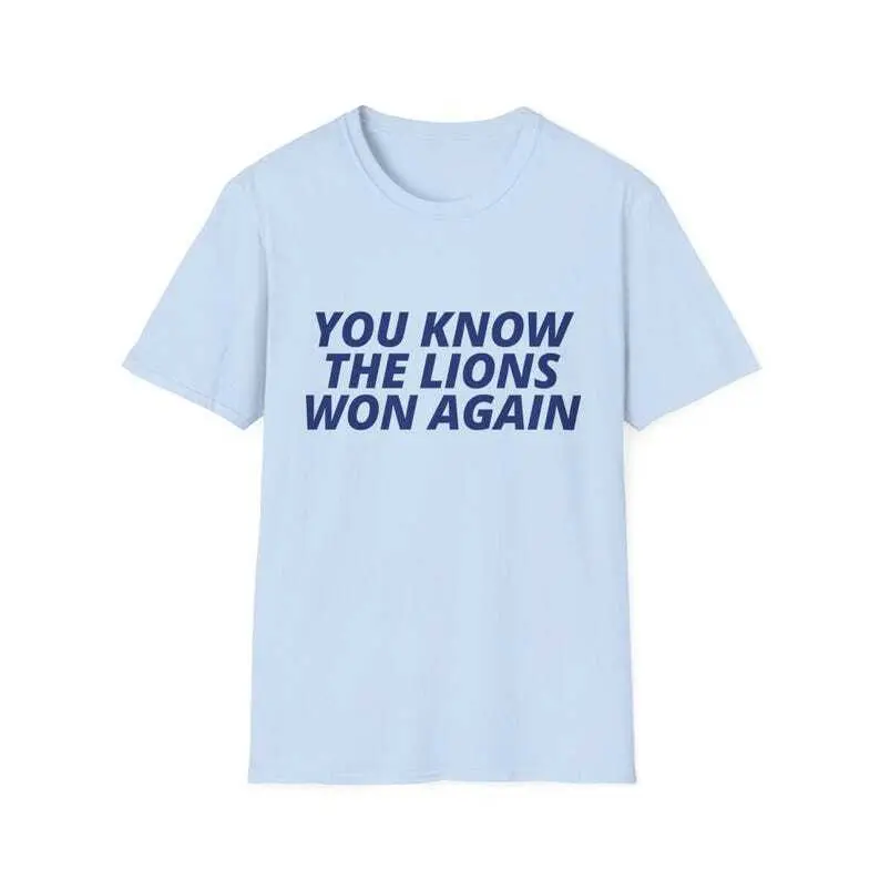 Detroit Lions North Champions Unisex Softstyle T-Shirt, Back to Back Winners, Grit Defense Den One Pride Tee, Viral Song Quote Design