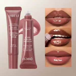 Long-Lasting Lip Plumper, 1 Count Moisturizing Hydrating Lip Plumping Serum, Glossy Lip Glaze Stick, Plumping Lip Oil Lipstick for Girls & Women, Makeup, Balm