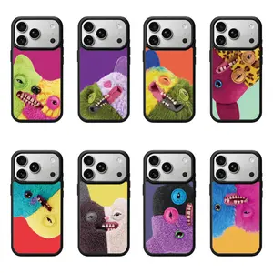 【Black Frame Transparent Magnetic Case】fugglerⅤ Phone Case iPhone17ProMax MagSafe Phone Case 16Pro Shockproof Case Compatible with iPhone15/14/13/12