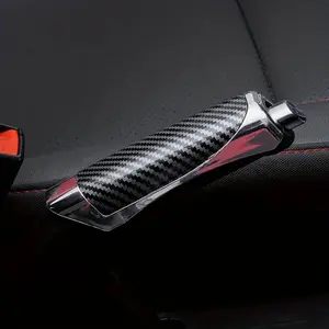 1pc Car Handbrake Cover Decorative Cover Handbrake Handle Decorative Cover Car Handbrake Cover Modification