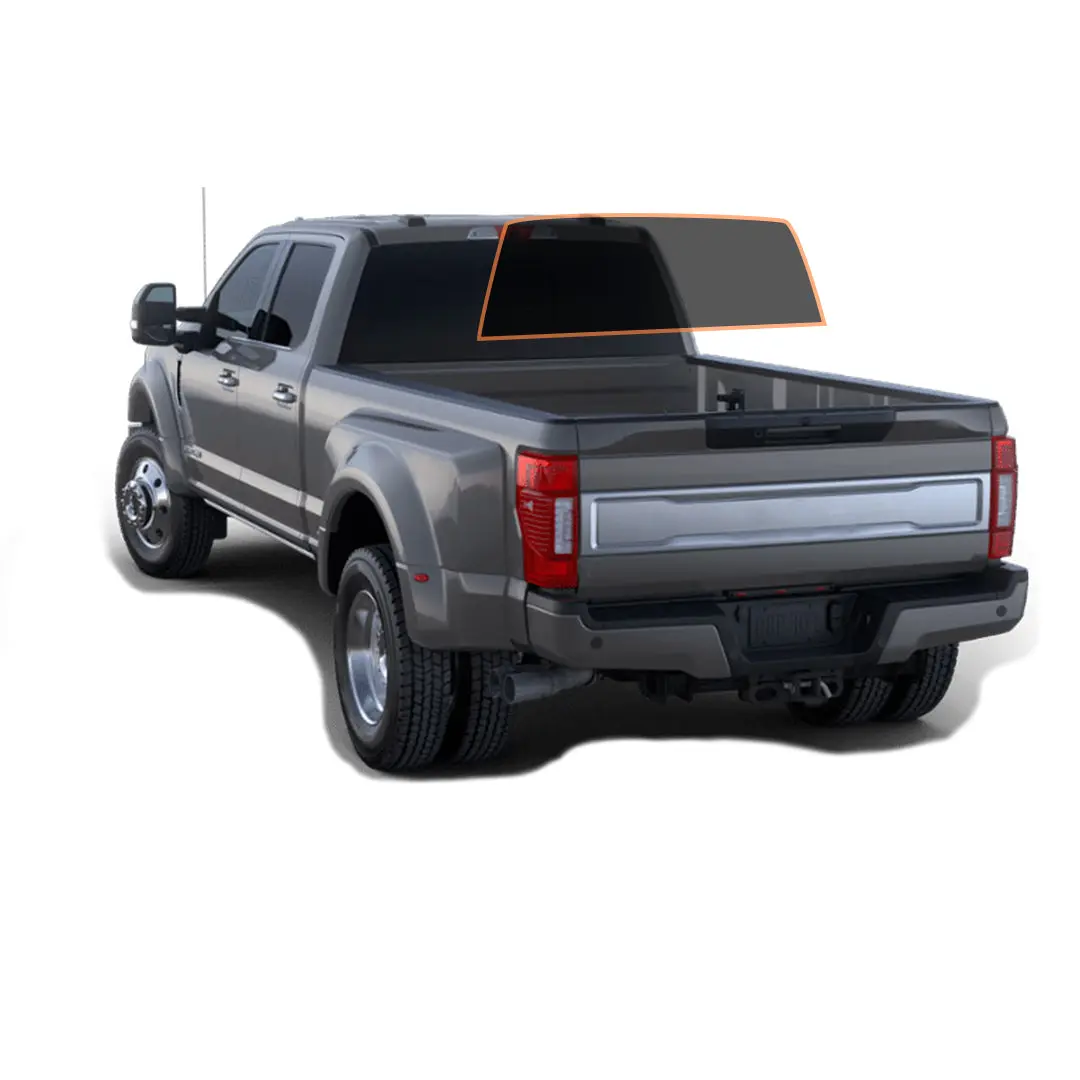 MotoShield Pro Premium Professional 2mil Precut Ceramic Window Tint Film for 2013-2016 Ford F-250 4 Door Crew — (Rear Windshield 25%) + Lifetime Warranty