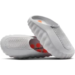 Must-Have Cloud Slides | Stylish Grey with Bold Orange Grip | Unisex Mind 001 Slippers