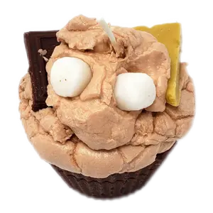 Smore’s Cupcake Candle