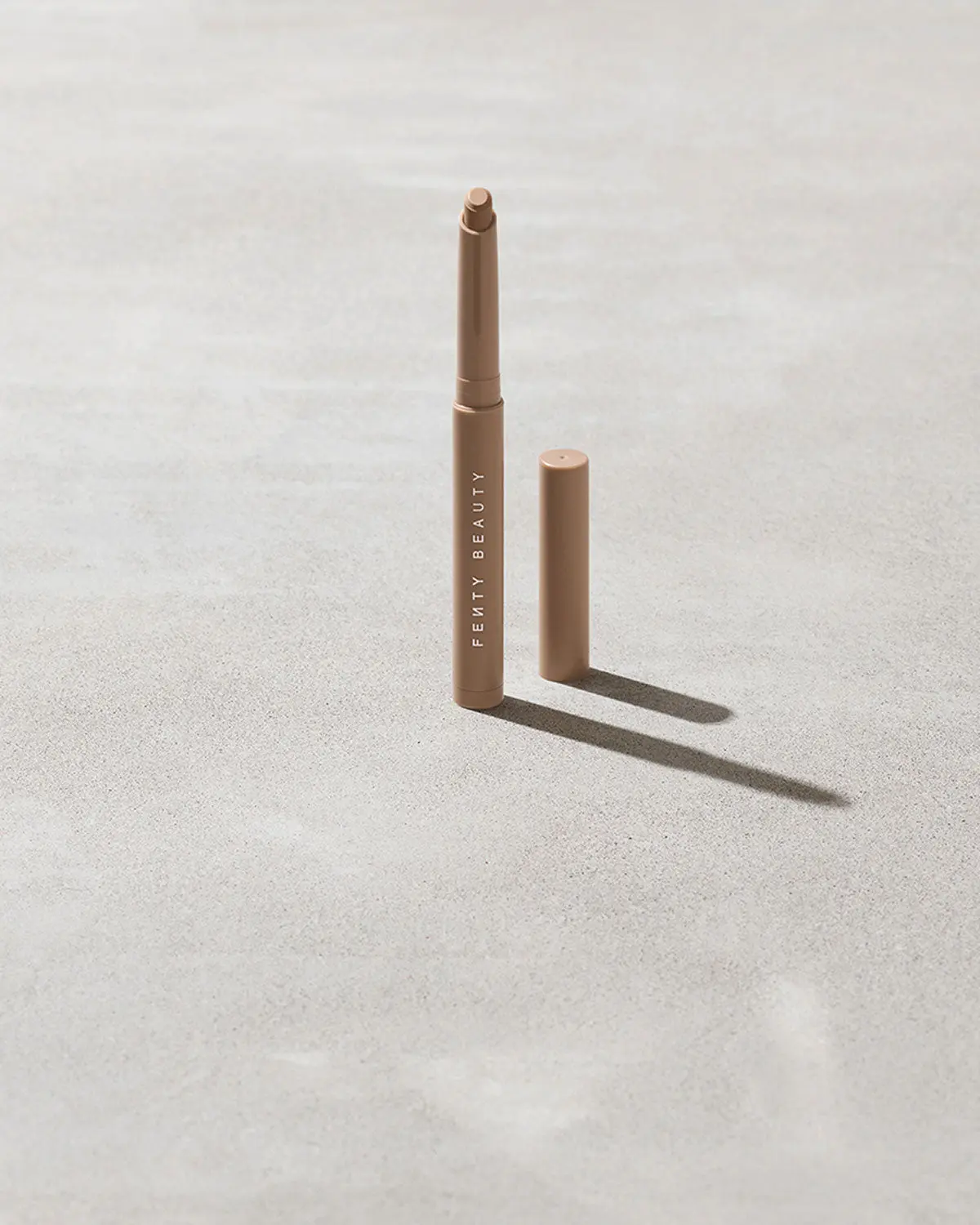 Fenty Beauty Shadowstix Longwear Eyeshadow Stick — Amber — matte cool light brown shadow shade