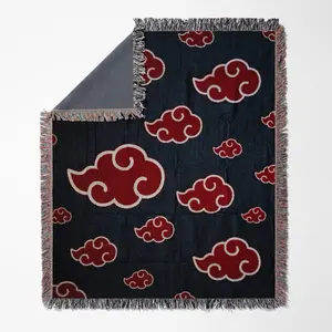 Naruto (#1) - Akatsuki Symbol - Anime Tapestry - Hang on Wall - 5 Feet tall x 4 feet wide - Ideal for Room Decor