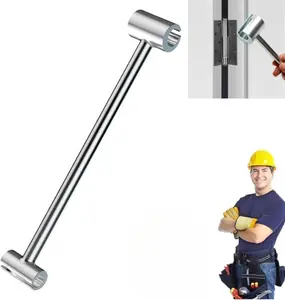 Hinges Gap Adjusting Wrench - Door Hinge Adjustment Tool, Double-ended Door Hinge Repair Wrench, Door Hinge Repair Tool for Standard Round Bolts