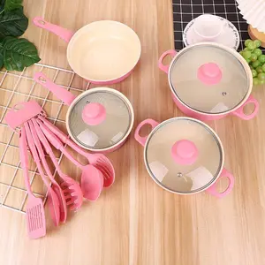 🥘Upgrade Your Kitchen! New 13Pcs Non-Toxic Ceramic Cookware Set, Stackable, Induction Compatible, Durable & Easy to Clean