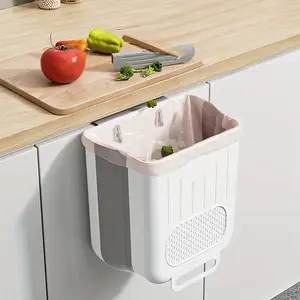 Large Kitchen Trash Can, Wall Mountable or Hanging Cabinet Door, Space Saving, Keeps Kitchen Neat and Organized, Home Trash Can
