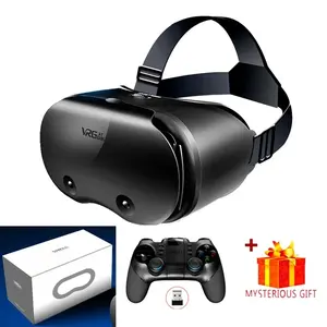 3D Virtual Reality VR Glasses For iPhone Android Smartphone Cell Mobile Phone Helmet Headset Wirth Real Lenses Goggles Devices Game Handle Wireless Vr Gaming Set Vr Accessories