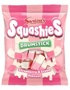 Swizzels Squashies Strawberry & Cream Flavour 120g Swizzels Squashies Strawberry & Cream Flavour 120g