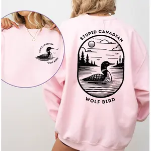 Stupid Canadian Wolf Bird Shirt, Hockey Romance LGBT Hockey Fan Gift, Heated But Devote Movie Sweatshirt, Team Hollanov Tee