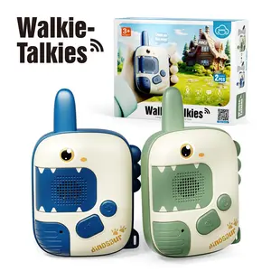 Colorful Dinosaur Design Walkie Talkies, 2 Counts Cute Walkie Talkies Toys, Birthday Gifts, Outdoor Games Toys