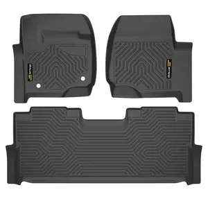 G-PLUS TPE All-Weather Floor Mats for Car, Fit for 2017-26 Ford F250-F550 Super Duty Crew Cab, Automotive Interior Accessory