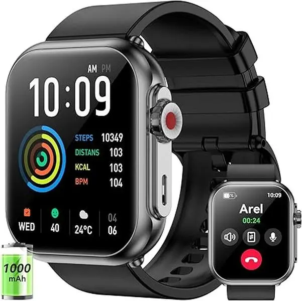Multifunctional Silicone Strap Health Smart Wristwatch - Bluetooth, Android-Compatible Cordless Wearable Device with Picture-Lead Flashlight, Compass, Screen, Fitness Tracking, Music Support, Plastic Components, Rechargeable Batteries, Sleep Monitoring