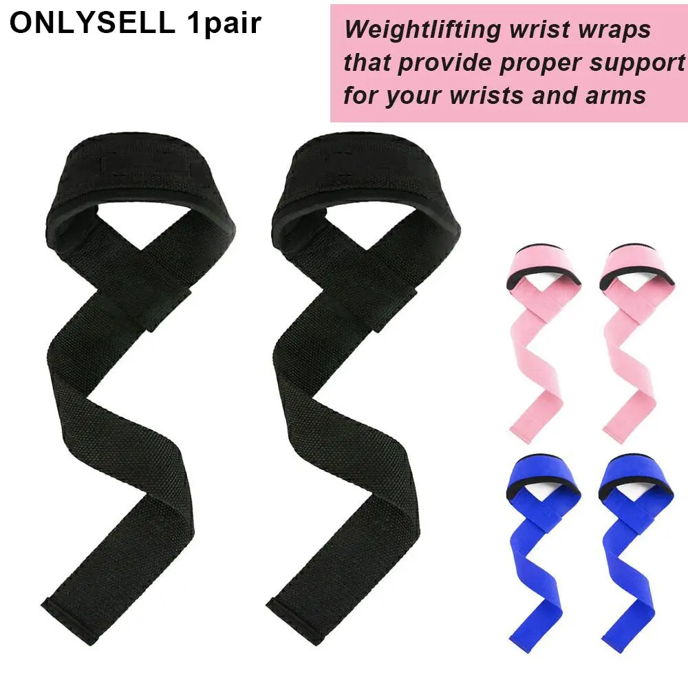 1 Pair Lifting Wrist Wraps - Powerlifting Wrist Support for Weightlifting, Deadlifts, Pull-Ups, Durable Fitness Wrist Straps, Gym Wrist Wraps, Essential Gear for Fitness Enthusiasts, Athletic Accessory, Strength Training Accessory, Workout Accessories