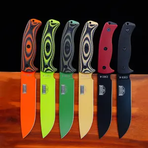 Kitchen knife,, outdoor family use, high hardness rust-resistant knife, rust-resistant blade coating, multifunctional, high appearance value, unique design, reinforced fiberglass nylon handle, Kydex sheath, very suitable as a holiday gift