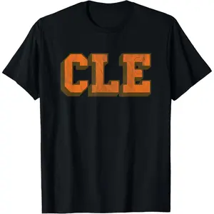 Cleveland CLE basketball team fan jersey, men's/women's style, short-sleeved cotton T-shirt