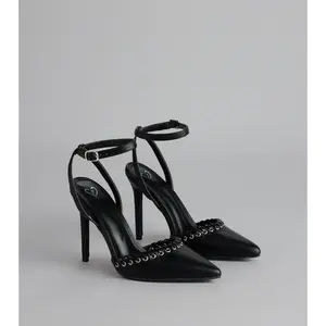 On Point Whipstitch Stiletto Heels