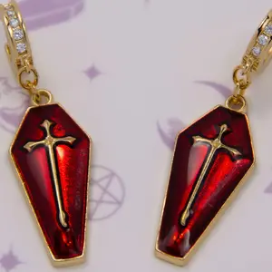 Coffin Earrings