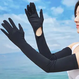 Outdoor Summer Long Unisex Ice Sleeves Sun Protection Arm Sleeves Versatile UV Protection Cycling Gloves