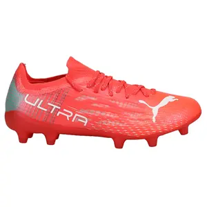 PUMA Womens Ultra 1.3 Firm GroundArtificial Ground Soccer Cleats Cleated - Red