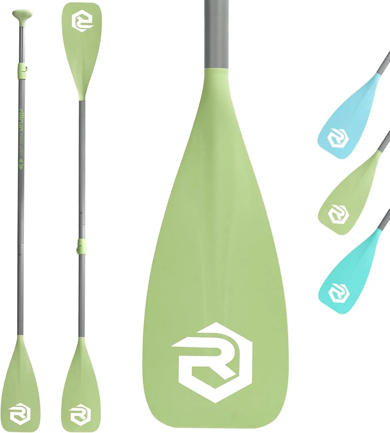 SUP Paddle - Paddle Board Paddle 4 count Stand Up Paddleboard Paddles Lightweight Floating Kayak Paddle - Light Blue - Lake Green - Light Green