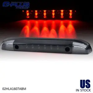 Fit For Nissan Frontier 2001-2004 Black Rear LED 3rd Brake Light Lamp New