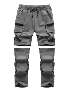 Men's Detachable Long Pants, Versatile Design for Multiple Activities, Ideal for Camping, Running, Cycling, Fishing, Outdoor Leisure
