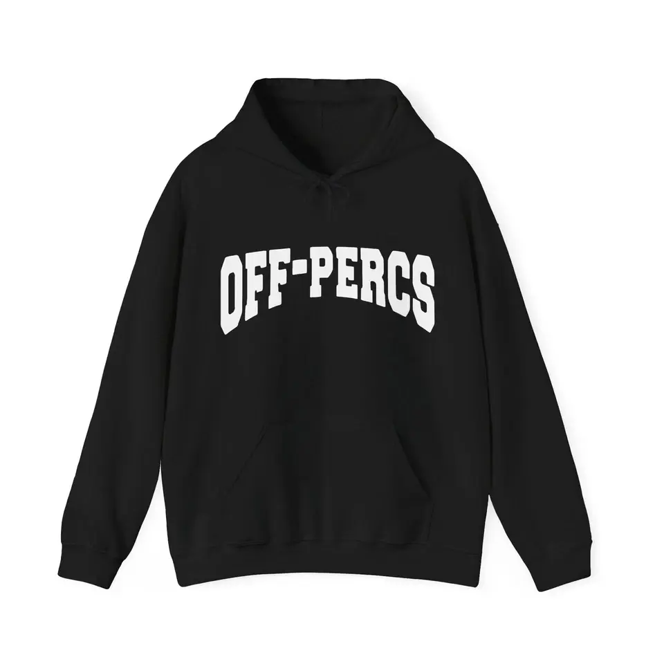 Off-Percs Pullover Hoodie, Retro Album Merch Sweatshirt, Vintage Hip Hop Graphic Hoodie, Unisex Streetwear Fan Clothing