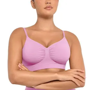 FeelinGirl Women's Wireless Bra Comfort Bralettes No Underwire Unlined Cami Bra Seamless Tshirt Bras Sports Bra Casual Womenswear #Summervibes
