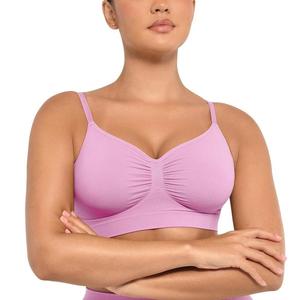 FeelinGirl Women's Wireless Bra Comfort Bralettes No Underwire Unlined Cami Bra Seamless Tshirt Bras Sports Bra Casual Womenswear Summervibes