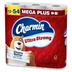 Ultra Strong Toilet Paper Roll (12 Mega Plus Rolls)