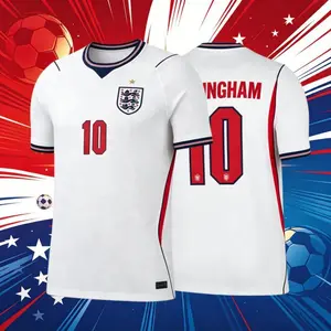 10# Bellingham 2026 England Home  Short-Sleeve Soccer Jersey Breathable