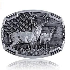 Deer belt buckle Hunting Gift 1779