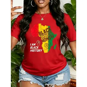 100% cotton women's short-sleeve top, printed, comfortable and soft, breathable, suitable for spring, summer, and autumn, loose and casual, trendy and simple, suitable for gatherings with friends and parties, versatile