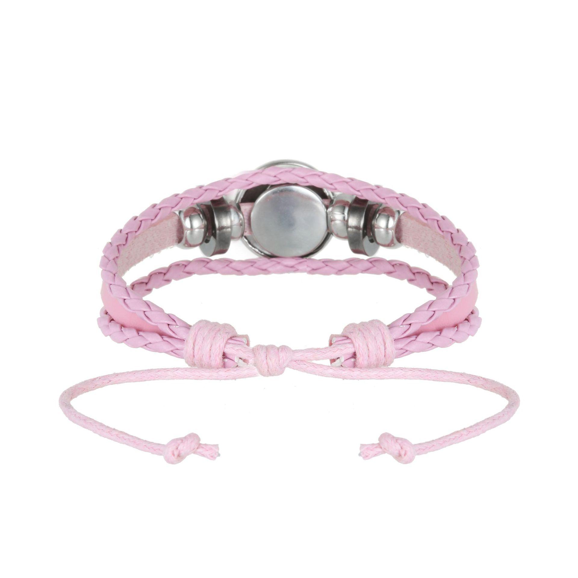 A trendy and cute mega cartoon adjustable leather rope bracelet, an excellent gift for children, suitable for role-playing and other games. Let this bracelet bring joy to the children