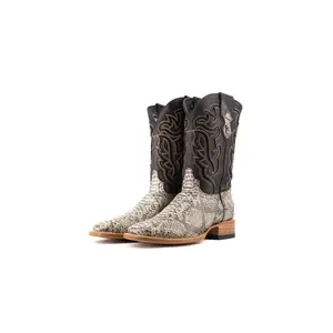 Bruce Python Square Toe Cowboy Boot