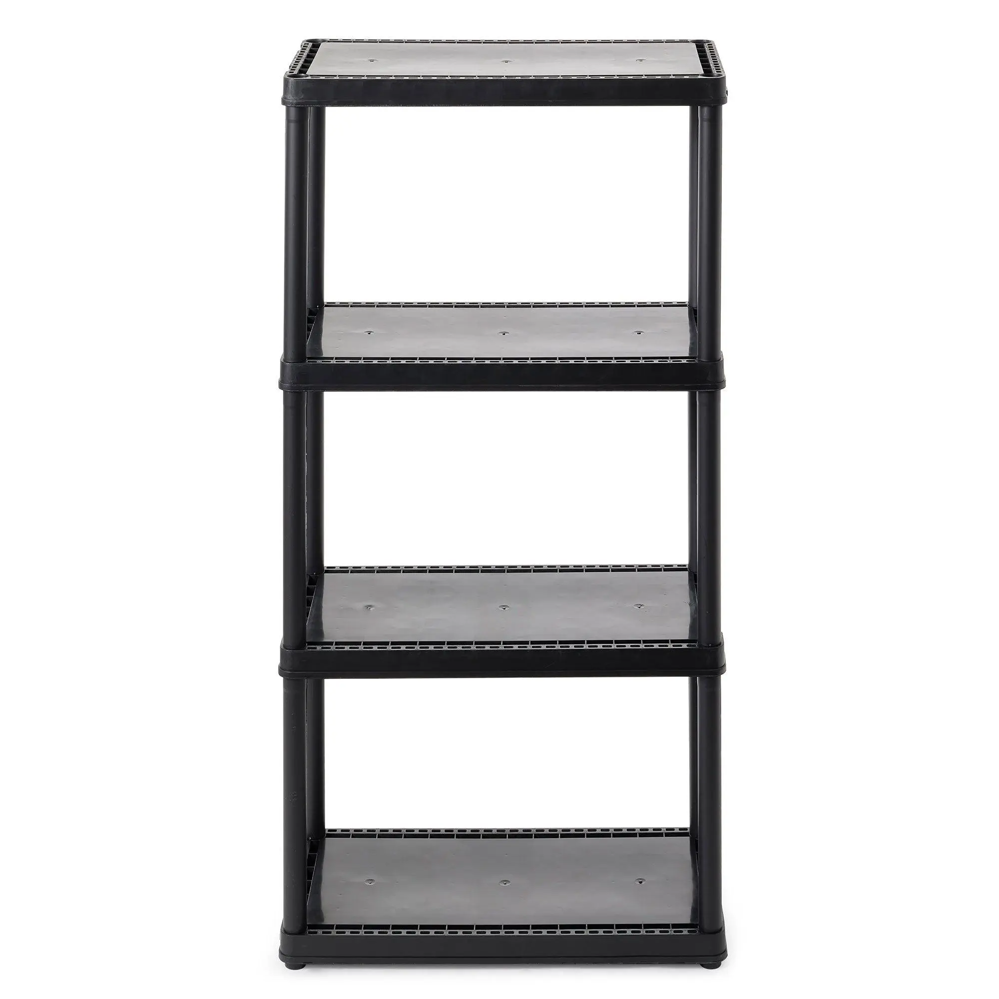 Gracious Living Fixed Height Shelf Solid Organizing Storage Unit, Organiser Plastic