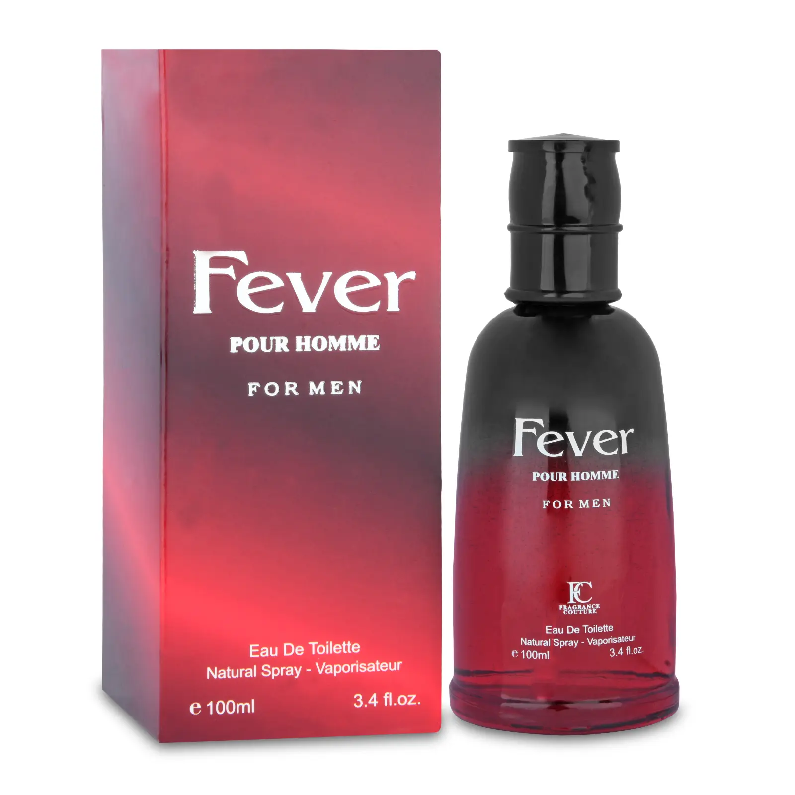 Fragrance Couture Fever for Men 3.4 EDT SPRAY 3.4 Oz EDT Spray Men's Cologne