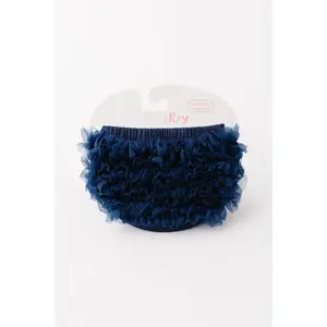 Navy Blue Ruffle Bum Bloomer