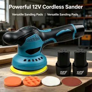 Cordless Car Polisher, Rechargeable Buffing Machine, Variable Speed, Ergonomic Grip, for Car Waxing, Scratch Removal & Surface Polishing