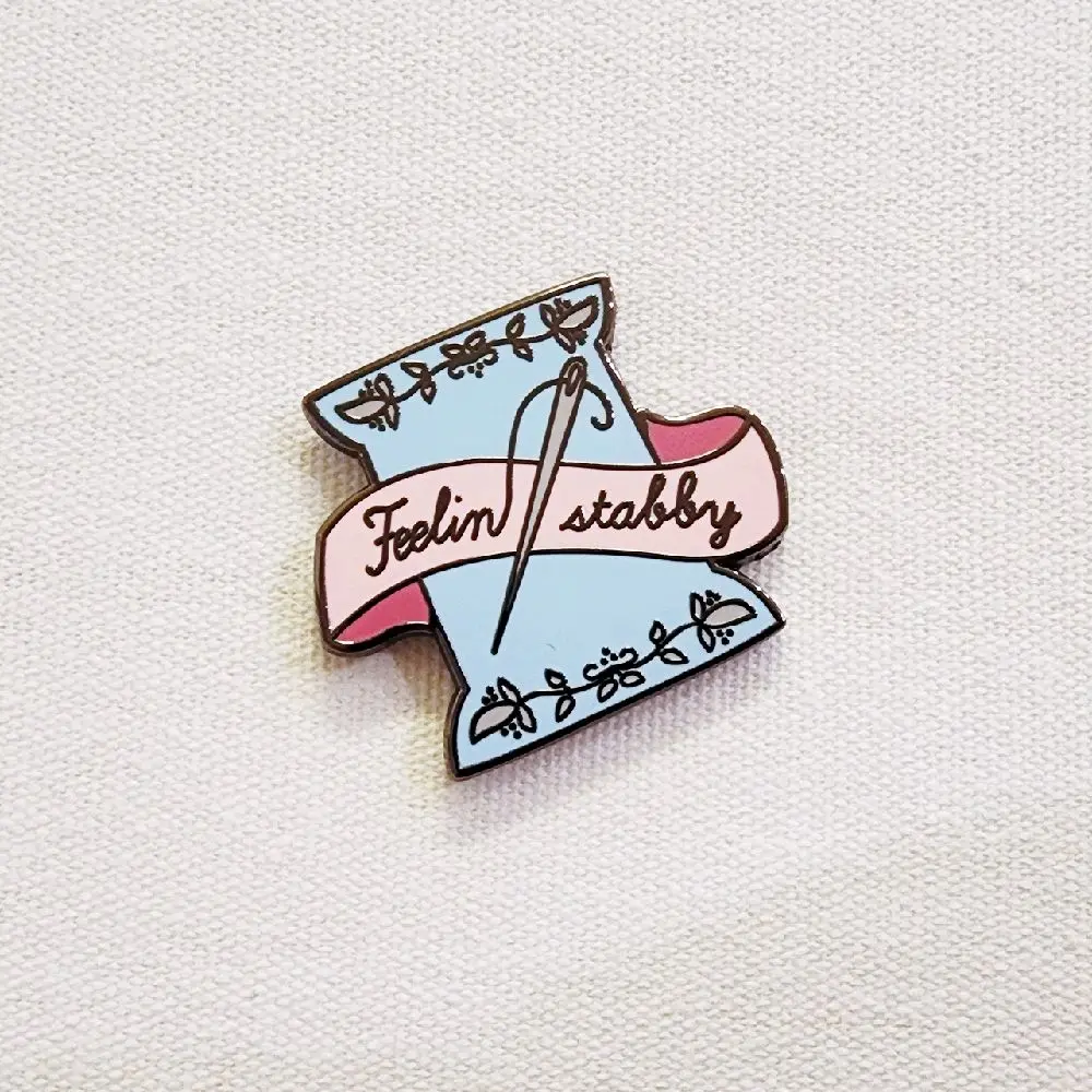 magnetic needle minder embroidery needle holder cross stitch, needlecraft, or quilting