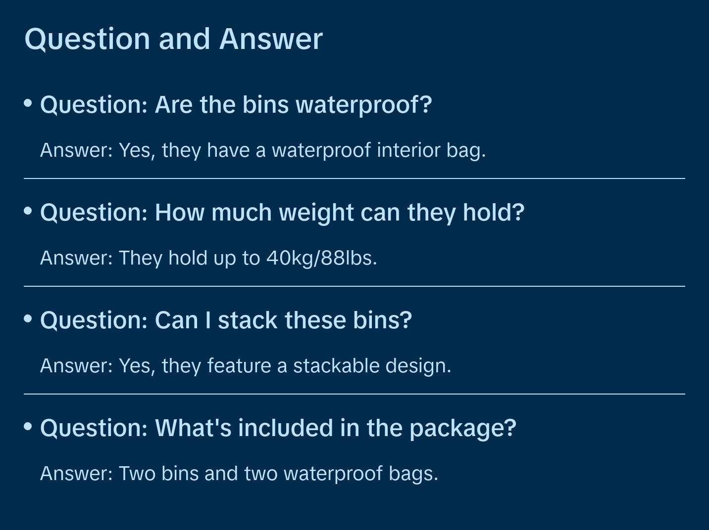 Collapsible Storage Bins with Dustproof Lid, Waterproof Interior, Stackable Design, Ideal for Camping, Fishing, and Living Room Use