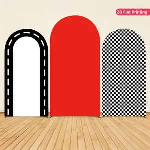 Children Pattern Multi-Scene Arch Set, Elastic Arch Background Cover, Ideal for Weddings, Parties, Birthdays, Banquets, Ceremonies