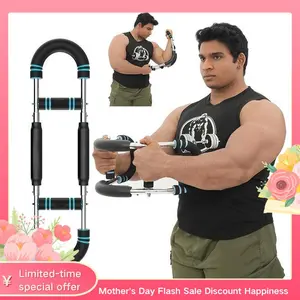 Arm Trainer Chest workout Strengthen Chest and Arm Muscles Men's Fitness Trainer Detachable Portable Spring Resistance Home Fitness Equipment
